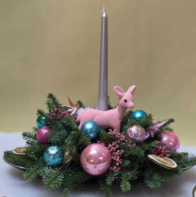 Clic pentru a vedea imaginea mărită Aranjament roz