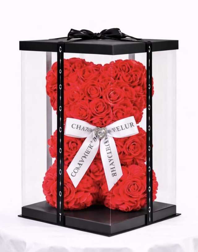 Clic pentru a vedea imaginea mărită Ursulet din spuma rosu