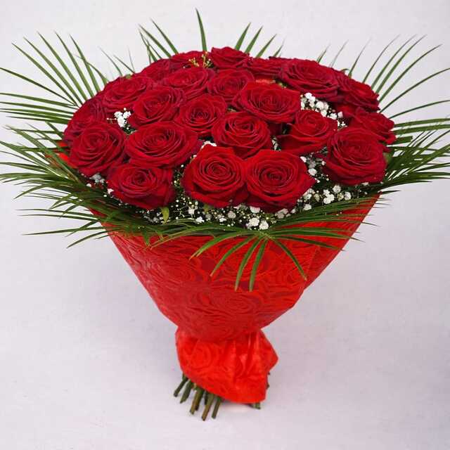 Clic pentru a vedea imaginea mărită Buchet de trandafiri - I Love You