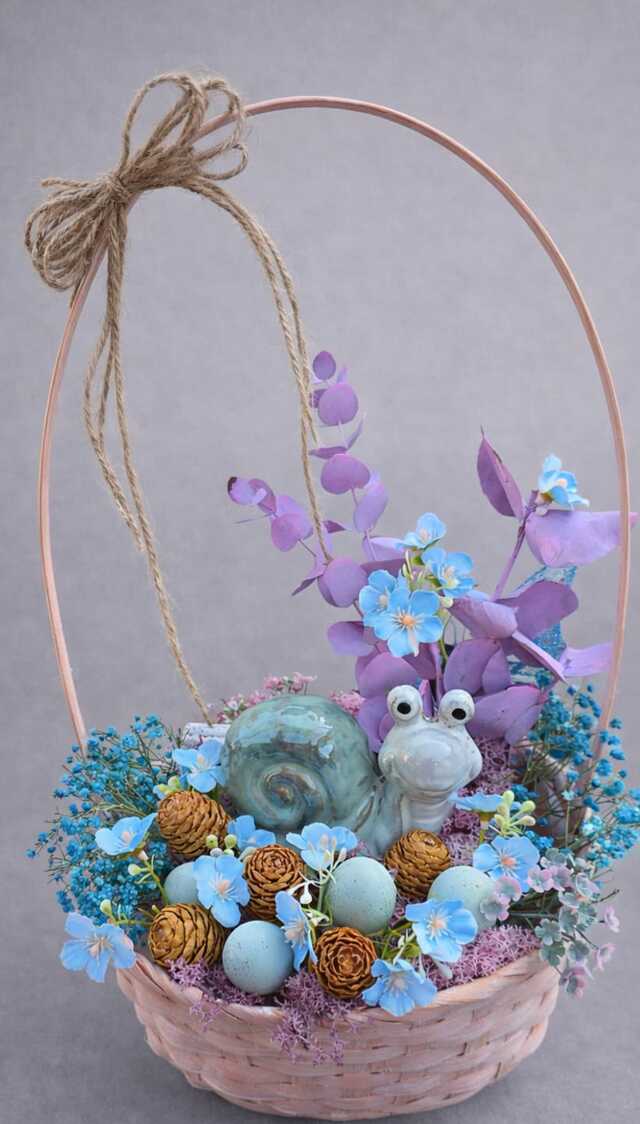 Clic pentru a vedea imaginea mărită Aranjament mic albastru