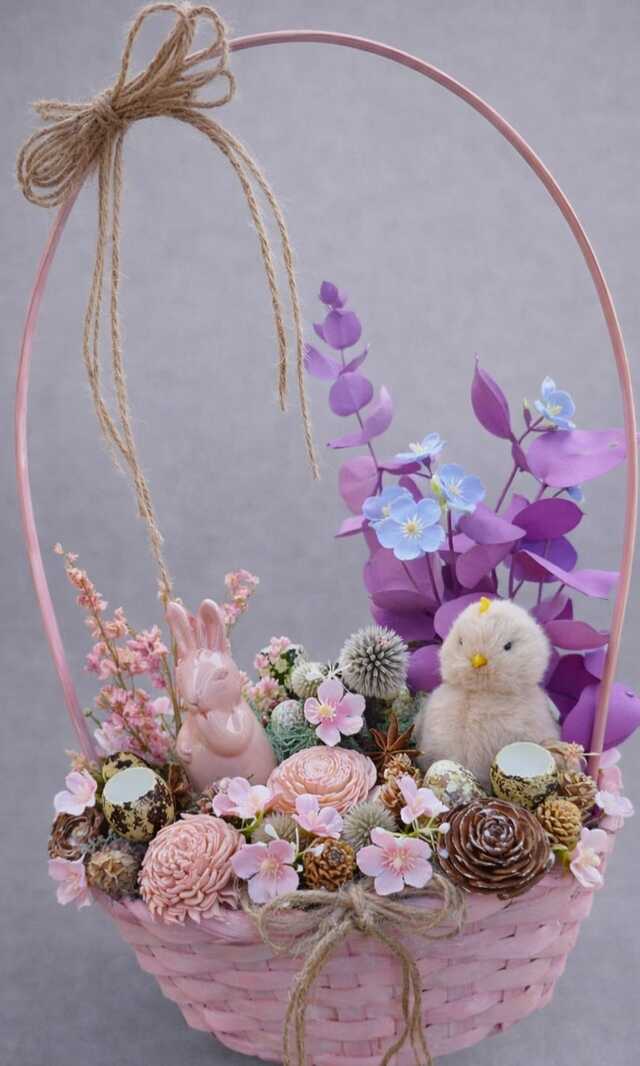 Clic pentru a vedea imaginea mărită Aranjamet mic roz-mov